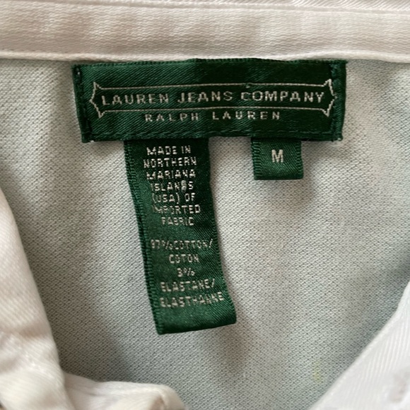 Lauren Ralph Lauren Long Sleeve Polo Shirt Size Medium - Picture 2 of 9